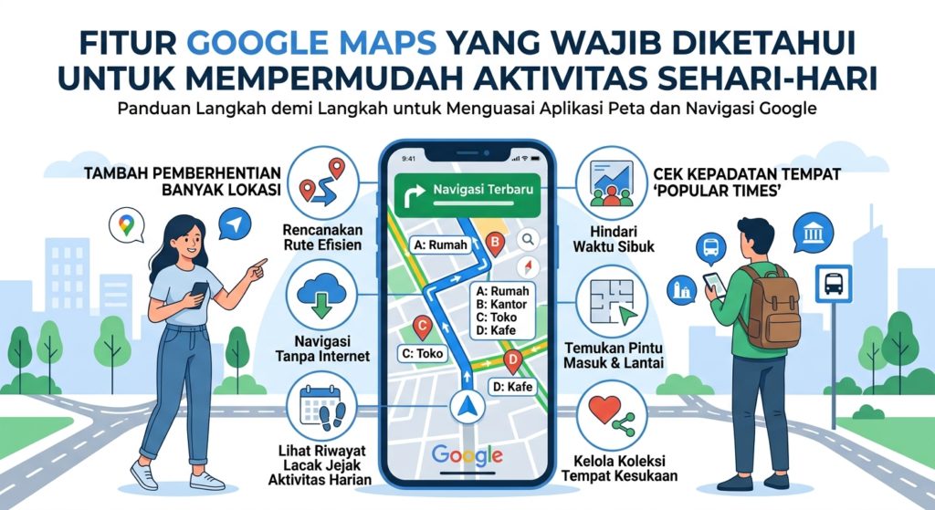 Fitur Google Maps yang Wajib Diketahui untuk Mempermudah Aktivitas Sehari-hari