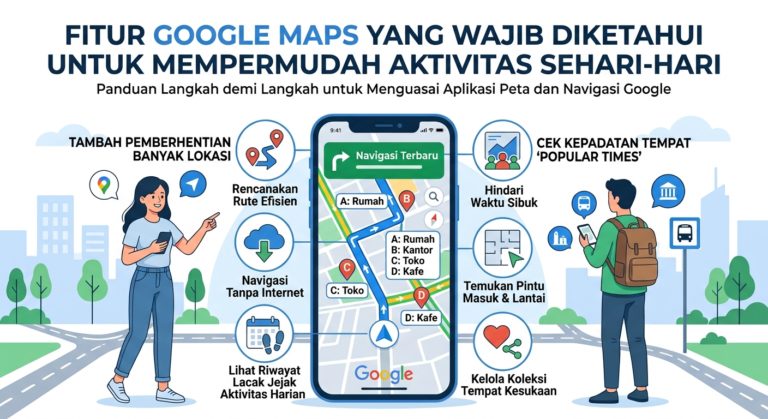 Fitur Google Maps yang Wajib Diketahui untuk Mempermudah Aktivitas Sehari-hari