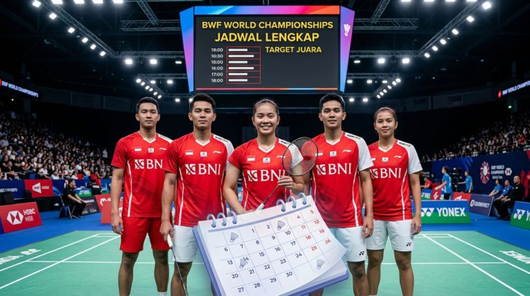 Jadwal Lengkap Kejuaraan Dunia Badminton: Daftar Atlet Indonesia dan Target Juara