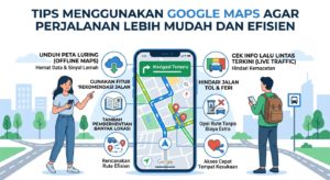 Tips Menggunakan Google Maps agar Perjalanan Lebih Mudah dan Efisien