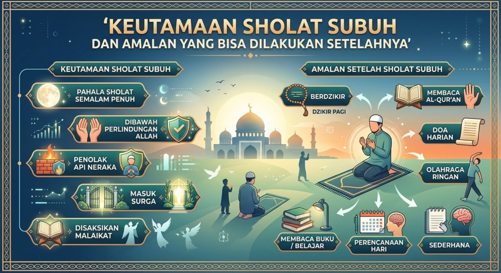 Keutamaan Sholat Subuh dan Amalan yang Bisa Dilakukan Setelahnya