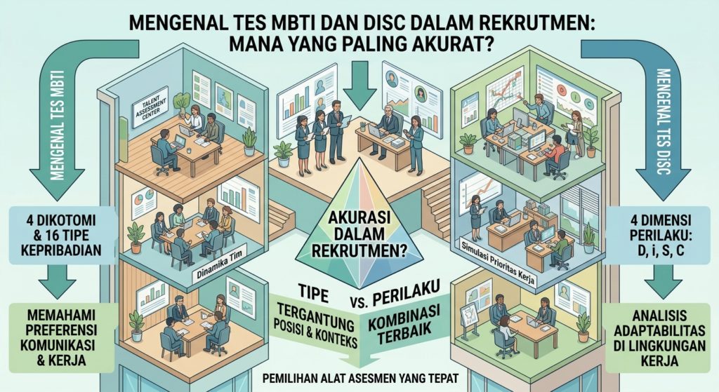 Mengenal Tes MBTI dan Disc dalam Rekrutmen: Mana yang Paling Akurat?
