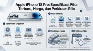 Apple iPhone 18 Pro: Spesifikasi, Fitur Terbaru, Harga, dan Perkiraan Rilis