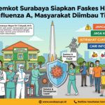 Pemkot Surabaya Siapkan Faskes Hadapi Kasus Influenza A, Masyarakat Diimbau Tidak Panik