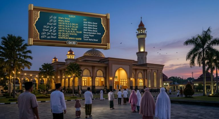 Bacaan Azan Subuh Lengkap Beserta Latin dan Artinya