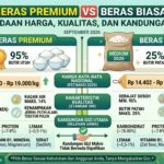 Beras Premium vs Beras Biasa: Perbedaan Harga, Kualitas, dan Kandungan Gizi