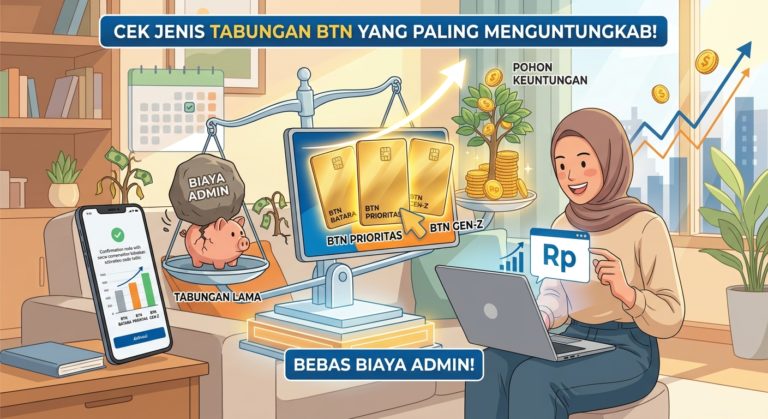 Bebas Biaya Admin? Cek Jenis Tabungan BTN yang Paling Menguntungkan