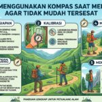 Tips Menggunakan Kompas Saat Mendaki agar Tidak Mudah Tersesat