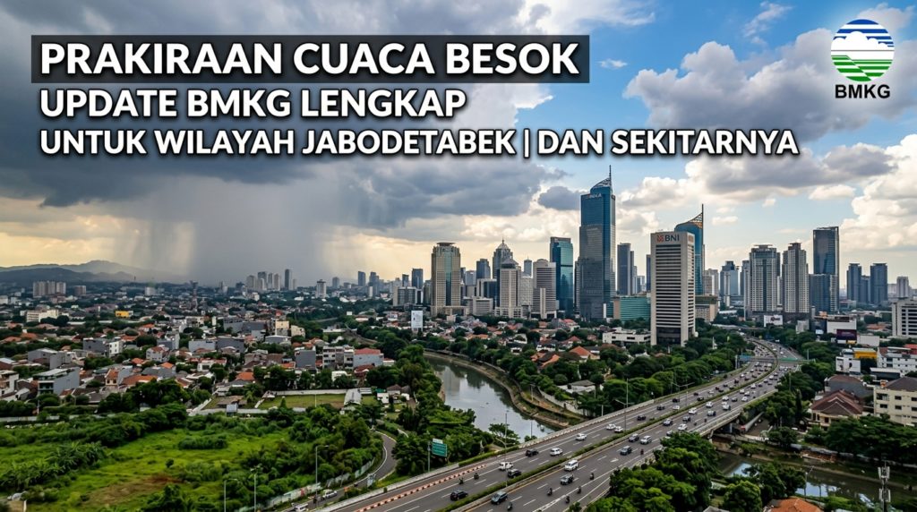 Prakiraan Cuaca Besok: Update BMKG Lengkap untuk Wilayah Jabodetabek dan Sekitarnya