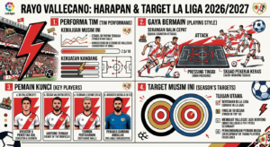 Rayo Vallecano di La Liga: Performa, Kekuatan Skuad, Pemain Kunci, dan Target Musim Ini