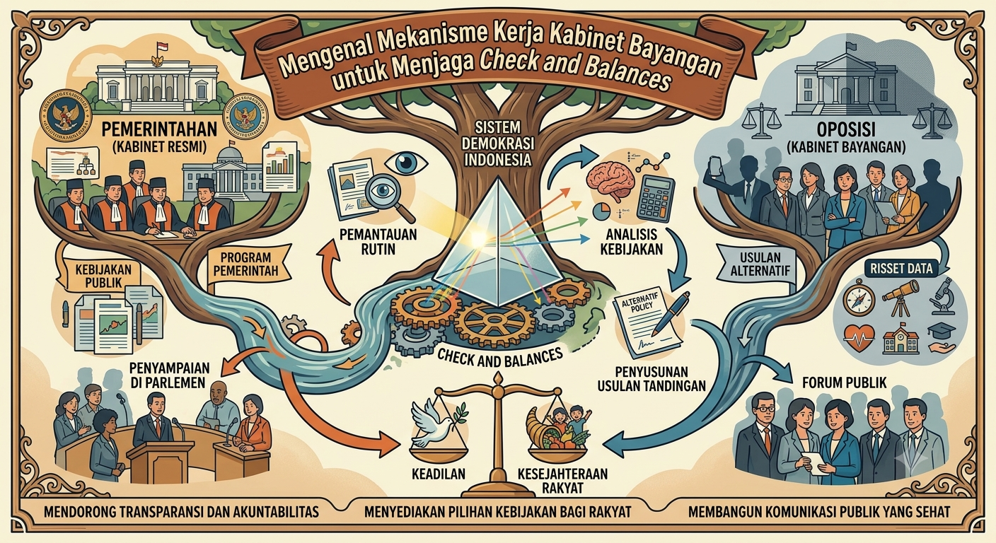 Mengenal Mekanisme Kerja Kabinet Bayangan untuk Menjaga Check and Balances