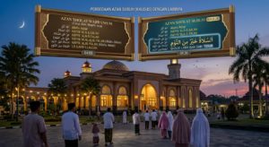 Perbedaan Azan Subuh dengan Azan Sholat Wajib Lainnya