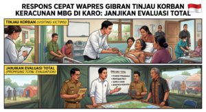 Respons Cepat Wapres Gibran Tinjau Korban Keracunan MBG di Karo: Janjikan Evaluasi Total