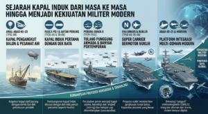 Sejarah Kapal Induk dari Masa ke Masa hingga Menjadi Kekuatan Militer Modern