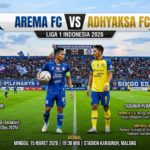 Arema FC vs Adhyaksa 2026: Prediksi Skor, Jadwal, Head to Head, dan Susunan Pemain