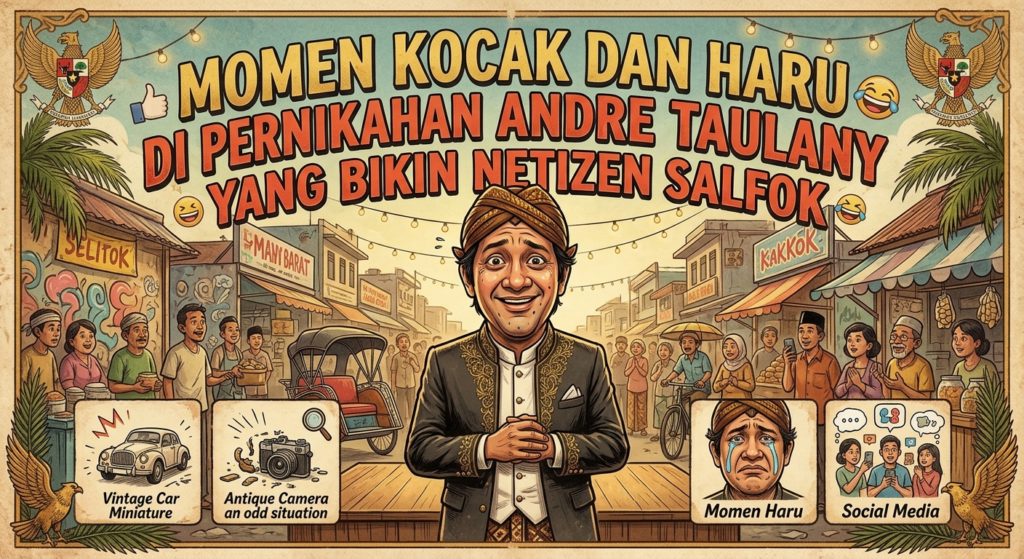 Momen Kocak dan Haru di Pernikahan Andre Taulany yang Bikin Netizen Salfok