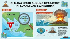 Di Mana Letak Gunung Krakatau? Ini Lokasi dan Sejarahnya