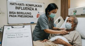 Hati-Hati, Komplikasi Influenza A Bisa Berujung pada Pneumonia