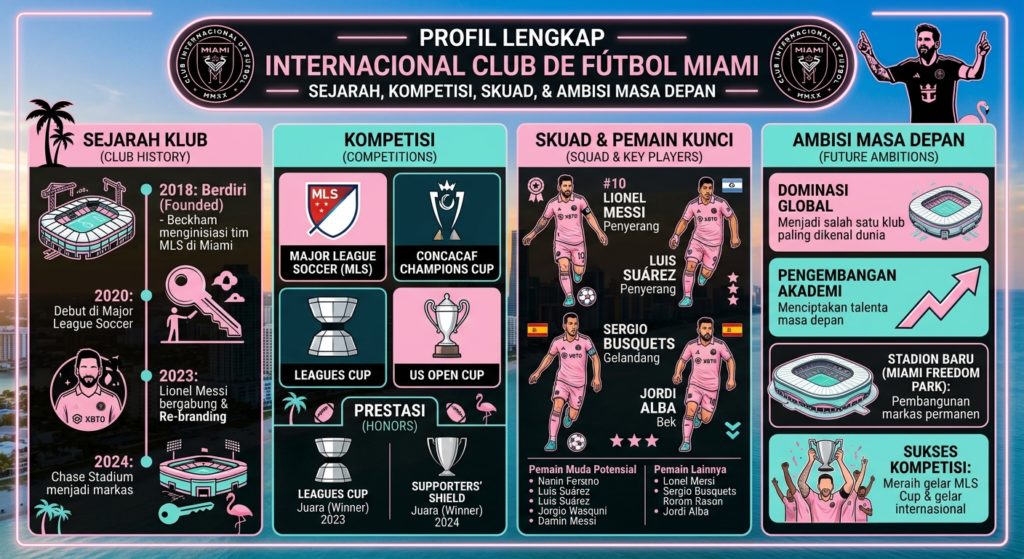 Profil Lengkap Internacional Club de Fútbol Miami: Sejarah, Kompetisi, Skuad, dan Ambisi Masa Depan