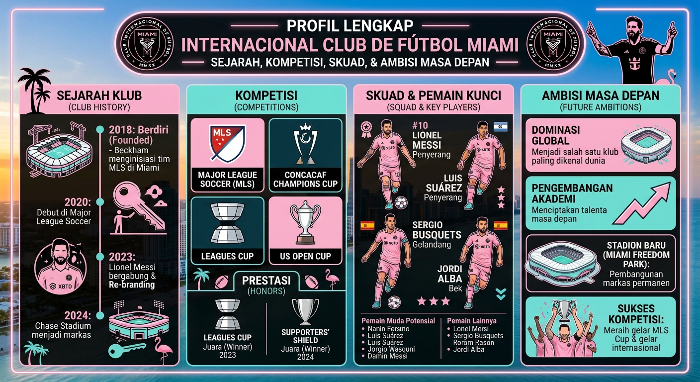 Profil Lengkap Internacional Club de Fútbol Miami: Sejarah, Kompetisi, Skuad, dan Ambisi Masa Depan