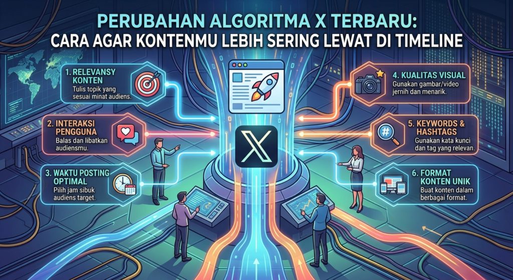 Perubahan Algoritma X Terbaru: Cara Agar Kontenmu Lebih Sering Lewat di Timeline