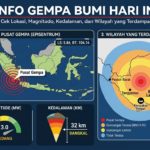 Gempa Bumi Hari Ini: Cek Lokasi, Magnitudo, Kedalaman, dan Wilayah yang Terdampak