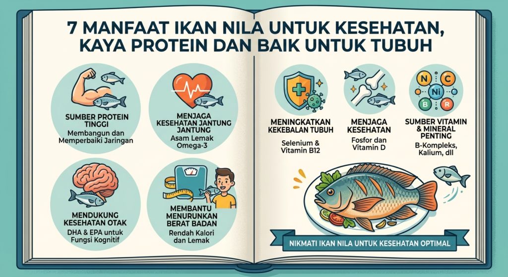 7 Manfaat Ikan Nila untuk Kesehatan, Kaya Protein dan Baik untuk Tubuh