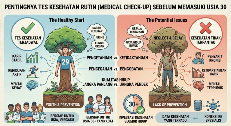 Pentingnya Tes Kesehatan Rutin (Medical Check-Up) Sebelum Memasuki Usia 30
