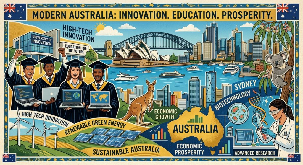 Australia dan Kehidupan Modern: Ekonomi, Pendidikan, Teknologi, serta Fakta Menarik