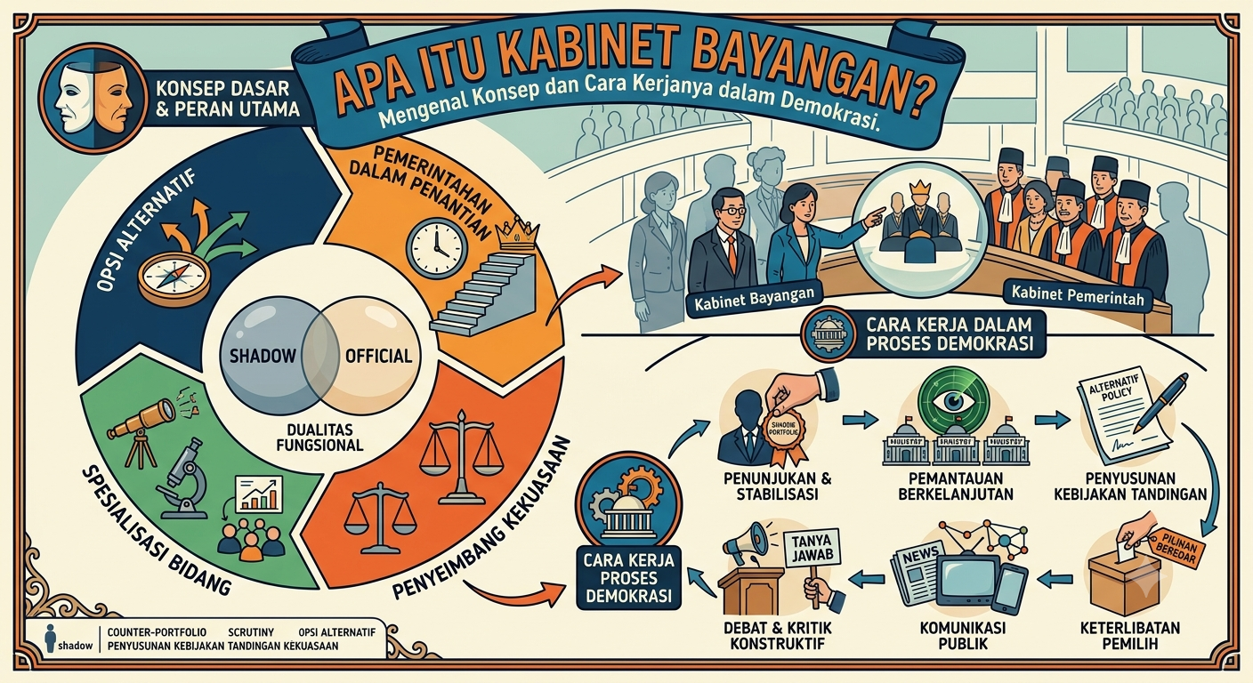 Apa Itu Kabinet Bayangan? Mengenal Konsep dan Cara Kerjanya dalam Demokrasi