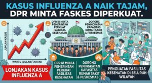 Kasus Influenza A Naik Tajam, DPR Minta Faskes Diperkuat