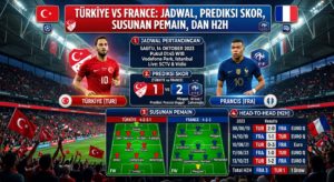 Türkiye vs France: Jadwal, Prediksi Skor, Susunan Pemain, dan H2H