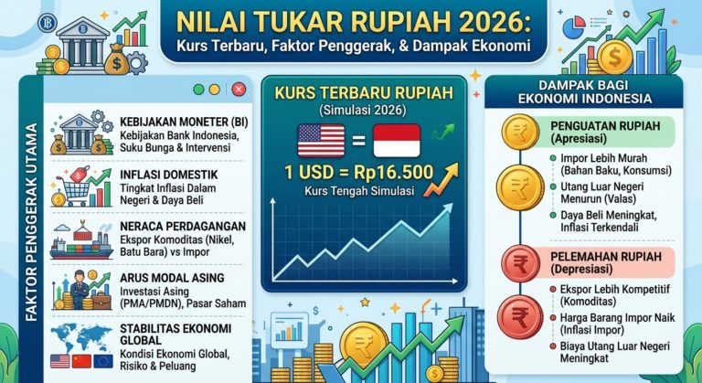 Nilai Tukar Rupiah 2026: Kurs Terbaru, Faktor Penggerak, dan Dampaknya bagi Ekonomi Indonesia