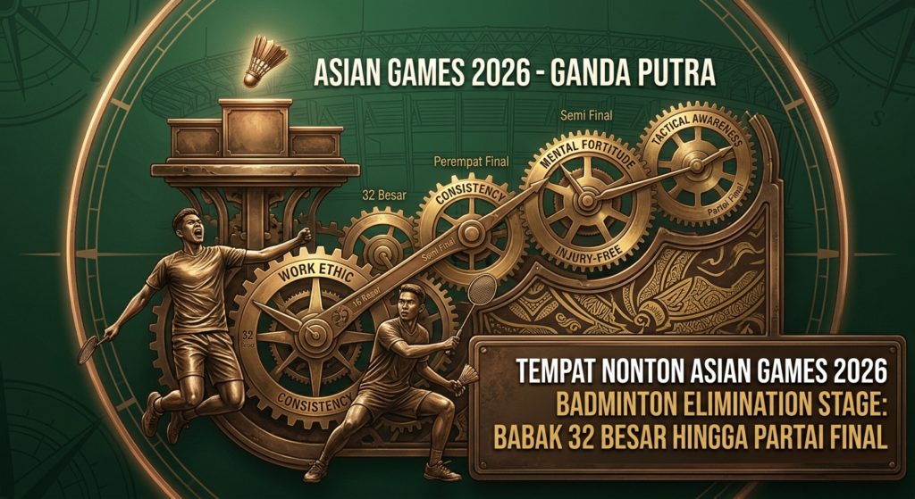 Tempat Nonton Asian Games 2026 Badminton Elimination Stage: Babak 32 Besar Hingga Partai Final