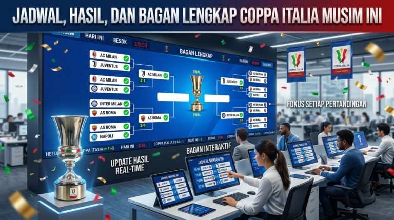 Jadwal, Hasil, dan Bagan Lengkap Coppa Italia Musim Ini