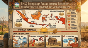 BMKG Peringatkan Puncak Kemarau September: Ini Daftar Wilayah Terdampak dan Cara Antisipasinya