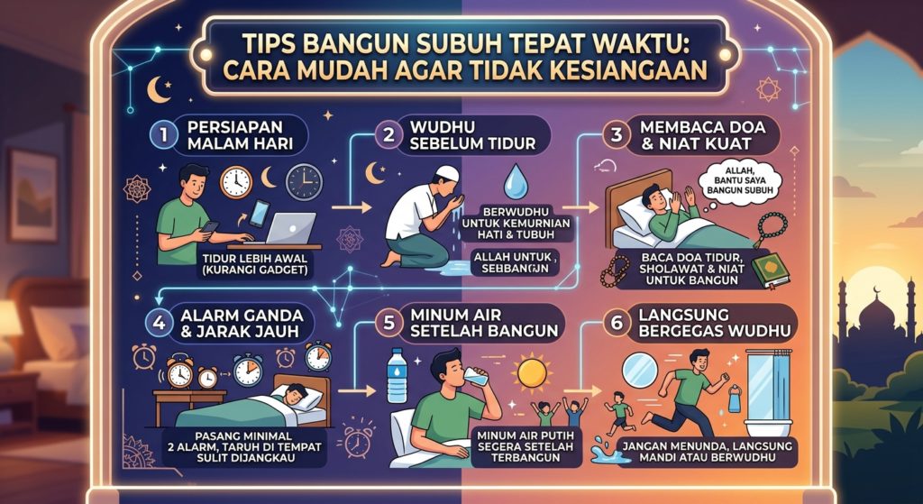 Tips Bangun Subuh Tepat Waktu: Cara Mudah agar Tidak Kesiangan