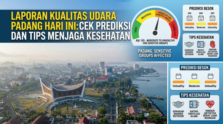 Laporan Kualitas Udara Padang Hari Ini: Cek Prediksi dan Tips Menjaga Kesehatan