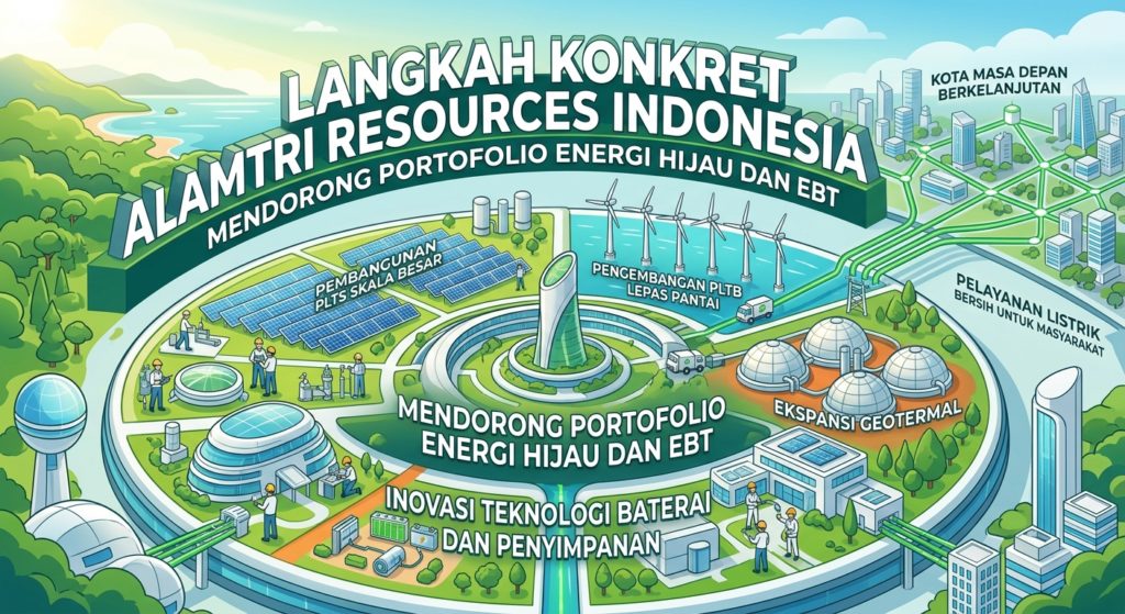 Langkah Konkret Alamtri Resources Indonesia Mendorong Portofolio Energi Hijau dan EBT