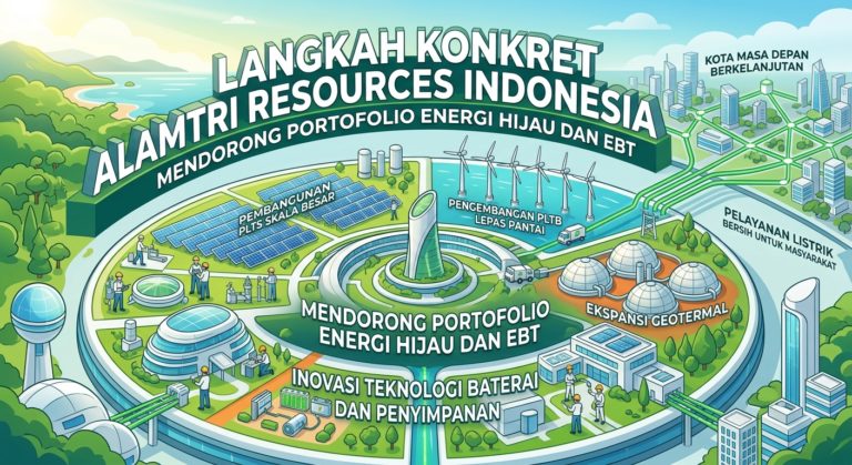 Langkah Konkret Alamtri Resources Indonesia Mendorong Portofolio Energi Hijau dan EBT