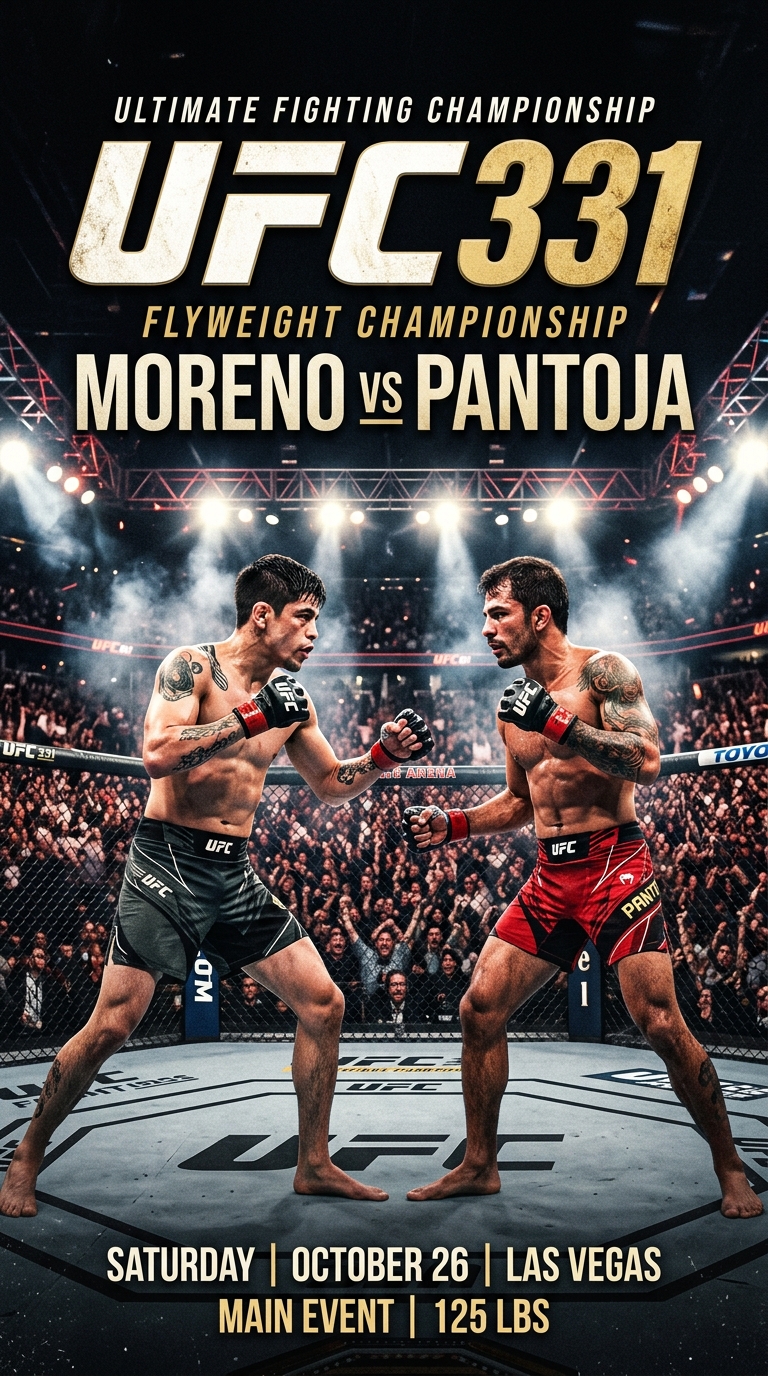 Jadwal UFC 331 Lengkap: Main Card, Prelims, Waktu Pertandingan, dan Lokasi