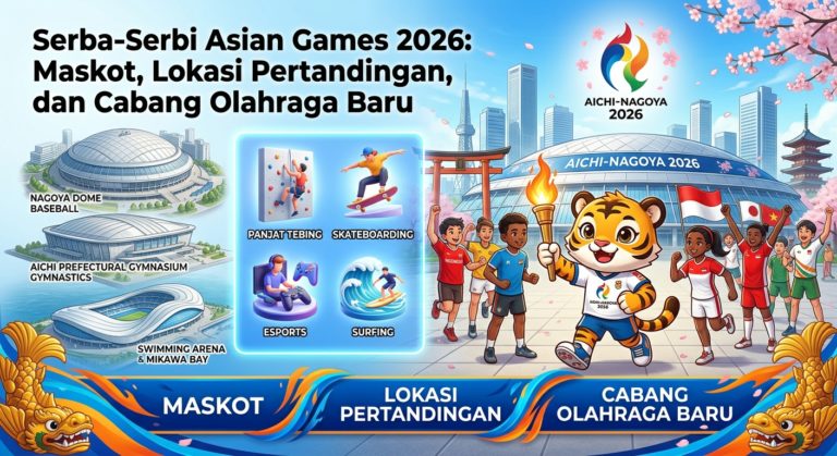 Serba-Serbi Asian Games 2026: Maskot, Lokasi Pertandingan, dan Cabang Olahraga Baru