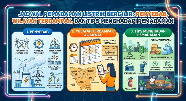 Jadwal Pemadaman Listrik Bergilir: Penyebab, Wilayah Terdampak, dan Tips Menghadapi Pemadaman