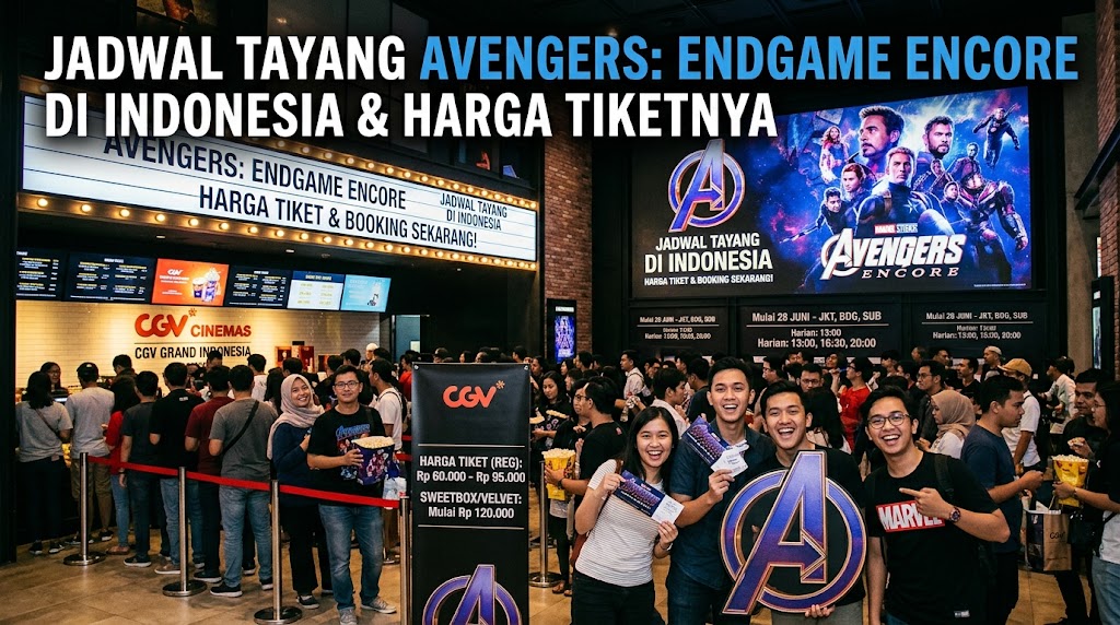 Jadwal Tayang Avengers Endgame Encore di Indonesia dan Harga Tiketnya