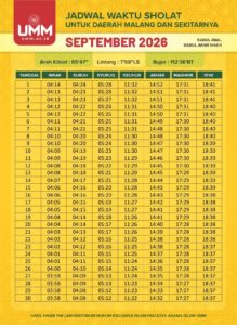 Jadwal Sholat Terbaru 3 Sep 2026: Waktu Penting di Surabaya & Cirebon yang Harus Kamu Ketahui!