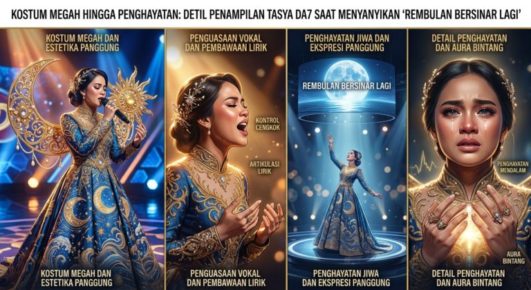 Kostum Megah Hingga Penghayatan: Detil Penampilan Tasya DA7 Saat Menyanyikan "Rembulan Bersinar Lagi"