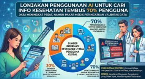 Lonjakan Penggunaan AI untuk Cari Info Kesehatan Tembus 70% Pengguna, Namun Validitas Data Masih Dipertanyakan oleh Pakar Medis