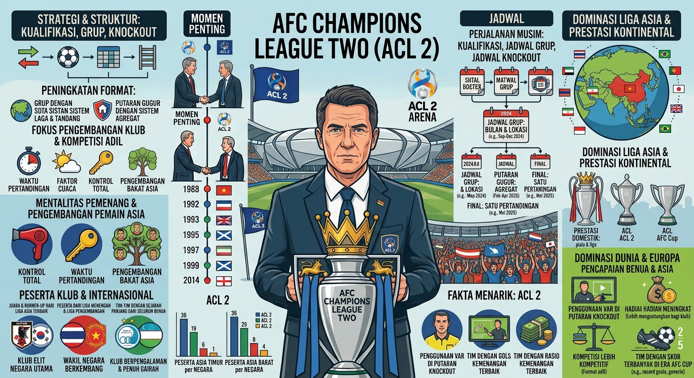 AFC Champions League Two (ACL 2): Format, Jadwal, Peserta, dan Fakta Menarik yang Wajib Diketahui