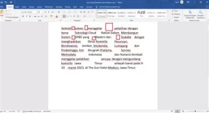 Spasi di Word Berantakan? Begini Cara Merapikannya