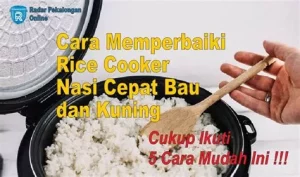Nasi Cepat Bau dan Kuning? Begini Cara Memperbaikinya